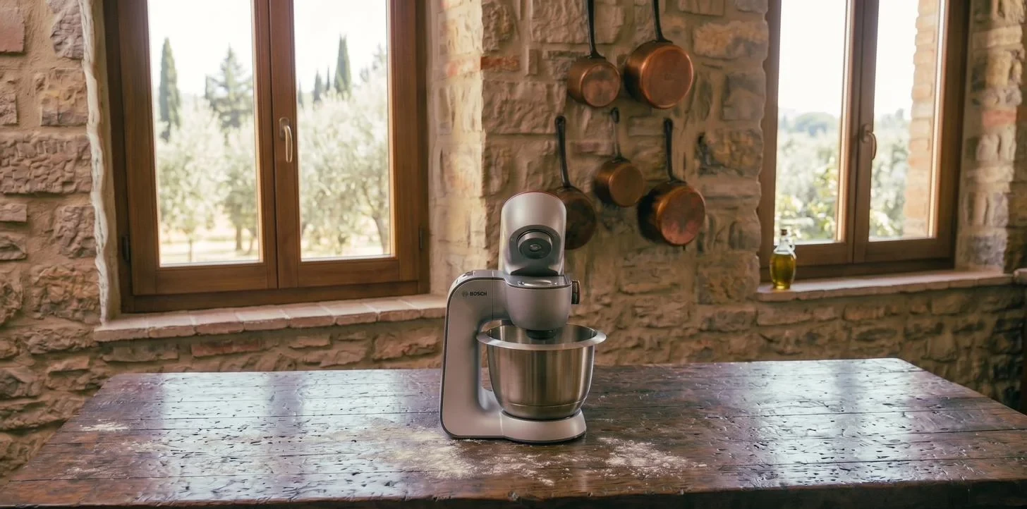 Bosch MUM5 — amasadora económica para empezar con la pizza