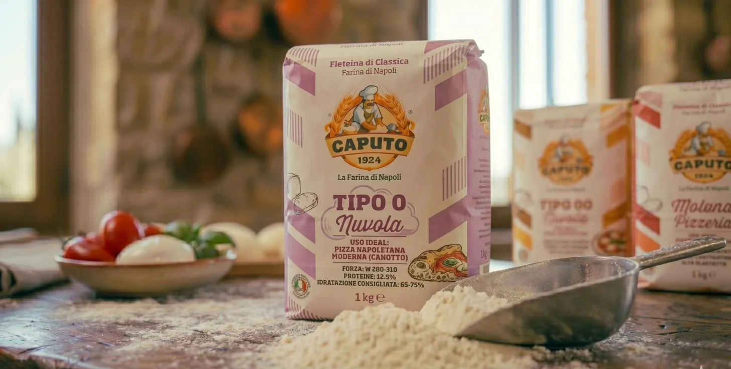Caputo Nuvola Tipo 0 — harina para pizza napoletana moderna con bordes inflados