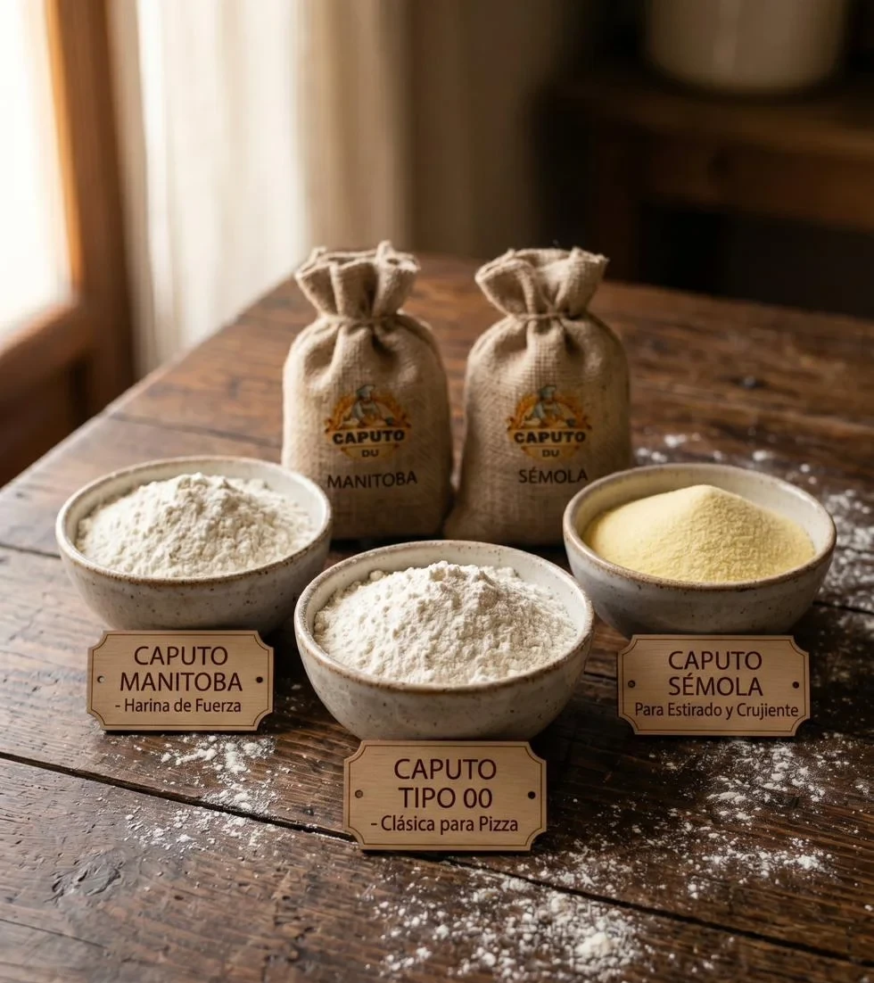 Qué harina usar para pizza: tipo 00, Manitoba y semolina